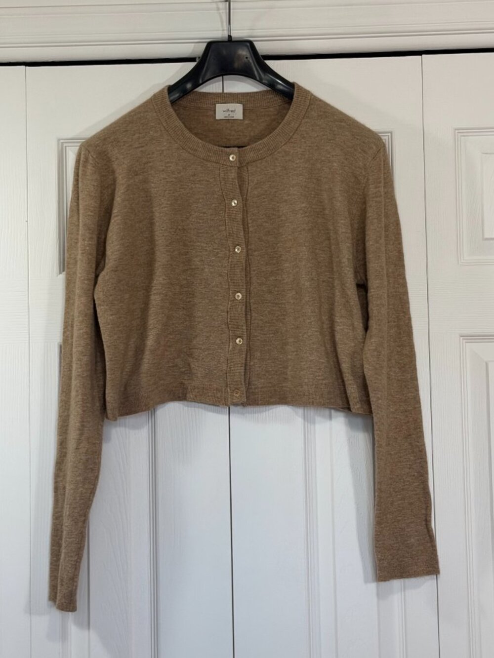 Wilfred by Aritzia "Sicily" Cropped Cardigan